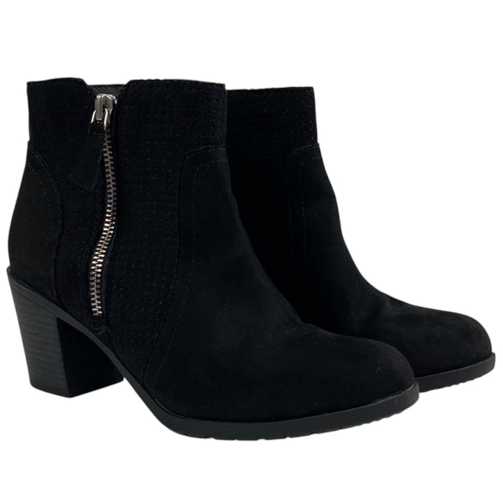 Arizona Jeans CO Booties Zip Up Ankle Suede Boots Women’s Size 5.5